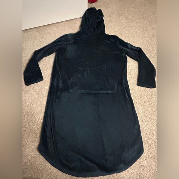 32 Degrees Sleep Lounger Hooded Snuggie Size S/M Teal Blue Green - Picture 2 of 8